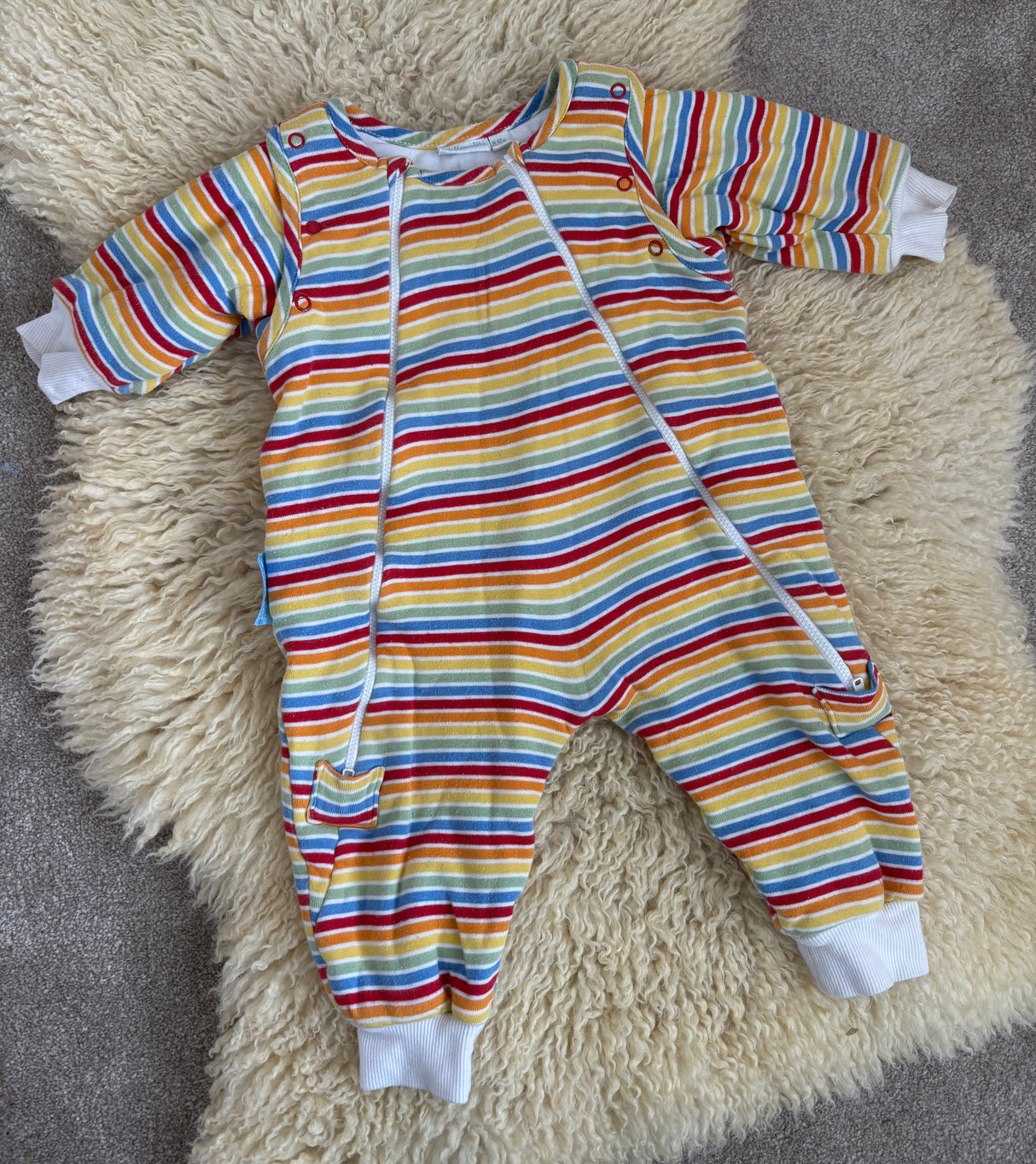 Jojo Maman Bebe Wearable Sleepsuit 6-12 Months, 2.5 Tog