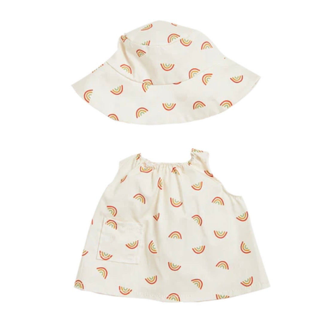 Dinkum Dolls Cotton Una Rainbow Dress Set