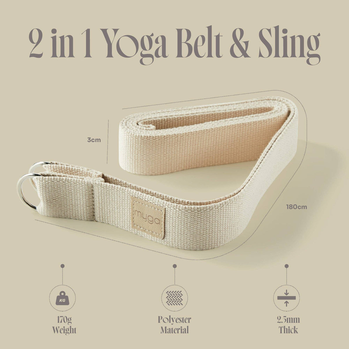 2-in-1 Yoga Strap & Mat Carrier – Deepen Your Practice in Style