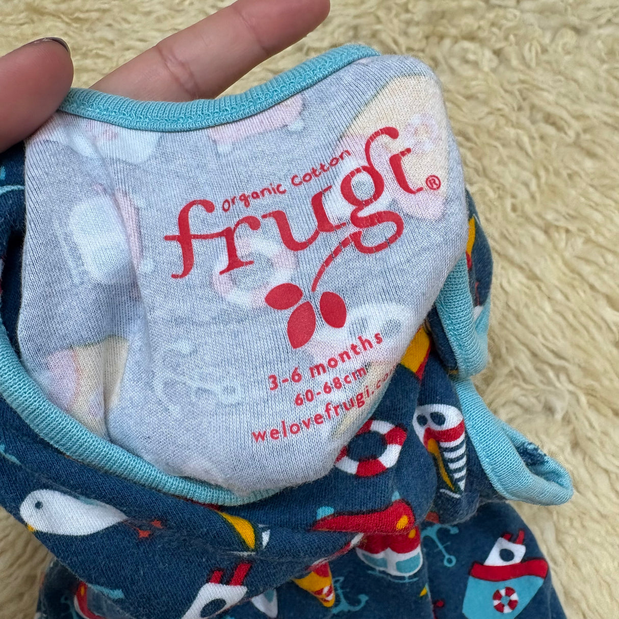 Preloved Frugi 3-6 Month Romper