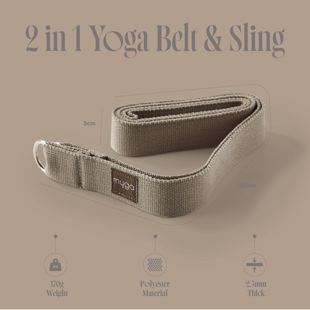 2-in-1 Yoga Strap & Mat Carrier – Deepen Your Practice in Style