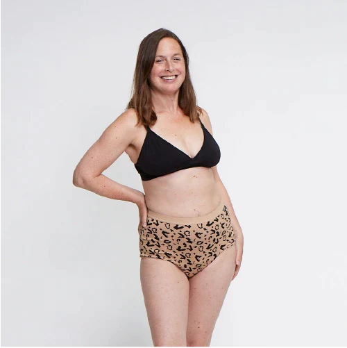 Wuka Leopard Print High Waist Heavy Flow