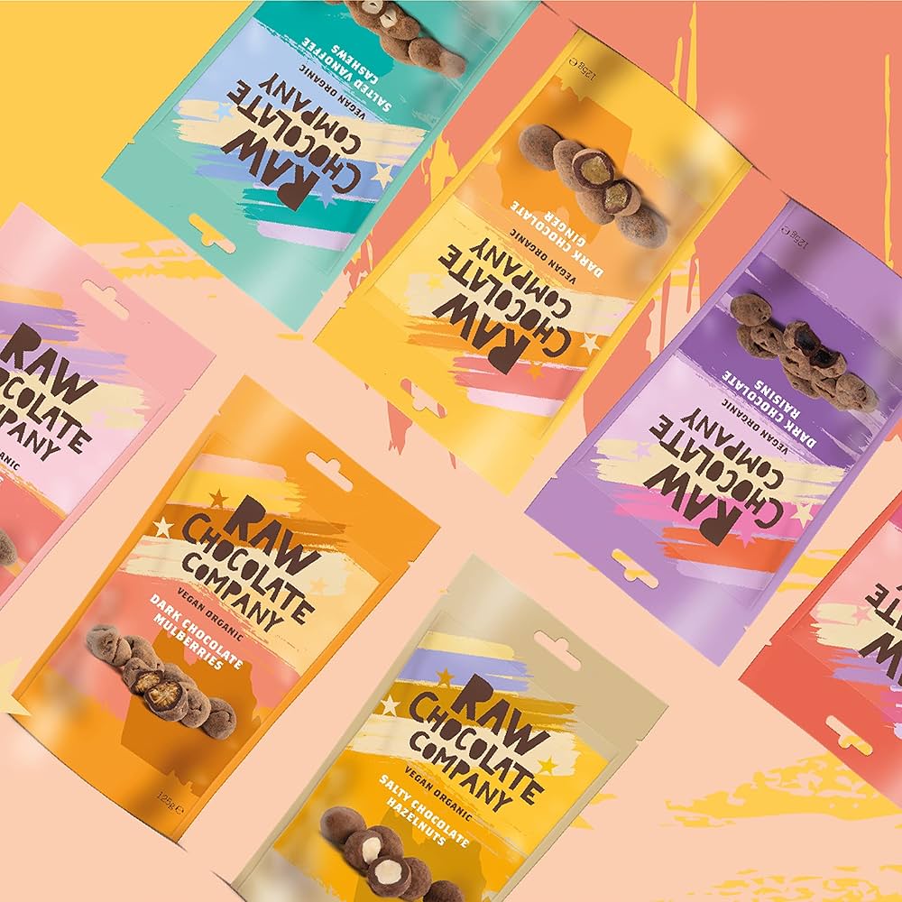 The Raw Chocolate Company Dark Chocolate Salted Hazelnuts BBD 09/26