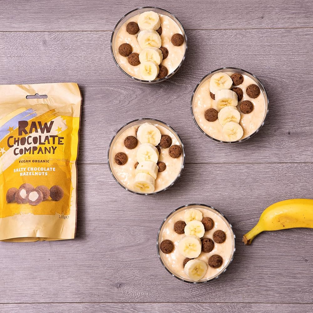 The Raw Chocolate Company Dark Chocolate Salted Hazelnuts BBD 09/26