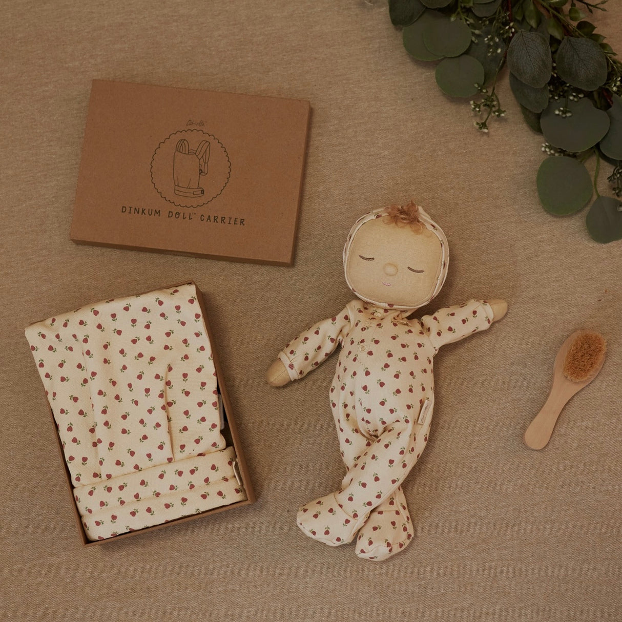 Olli Ella Dozy Dinkum Soft Doll - Custard Sweetheart