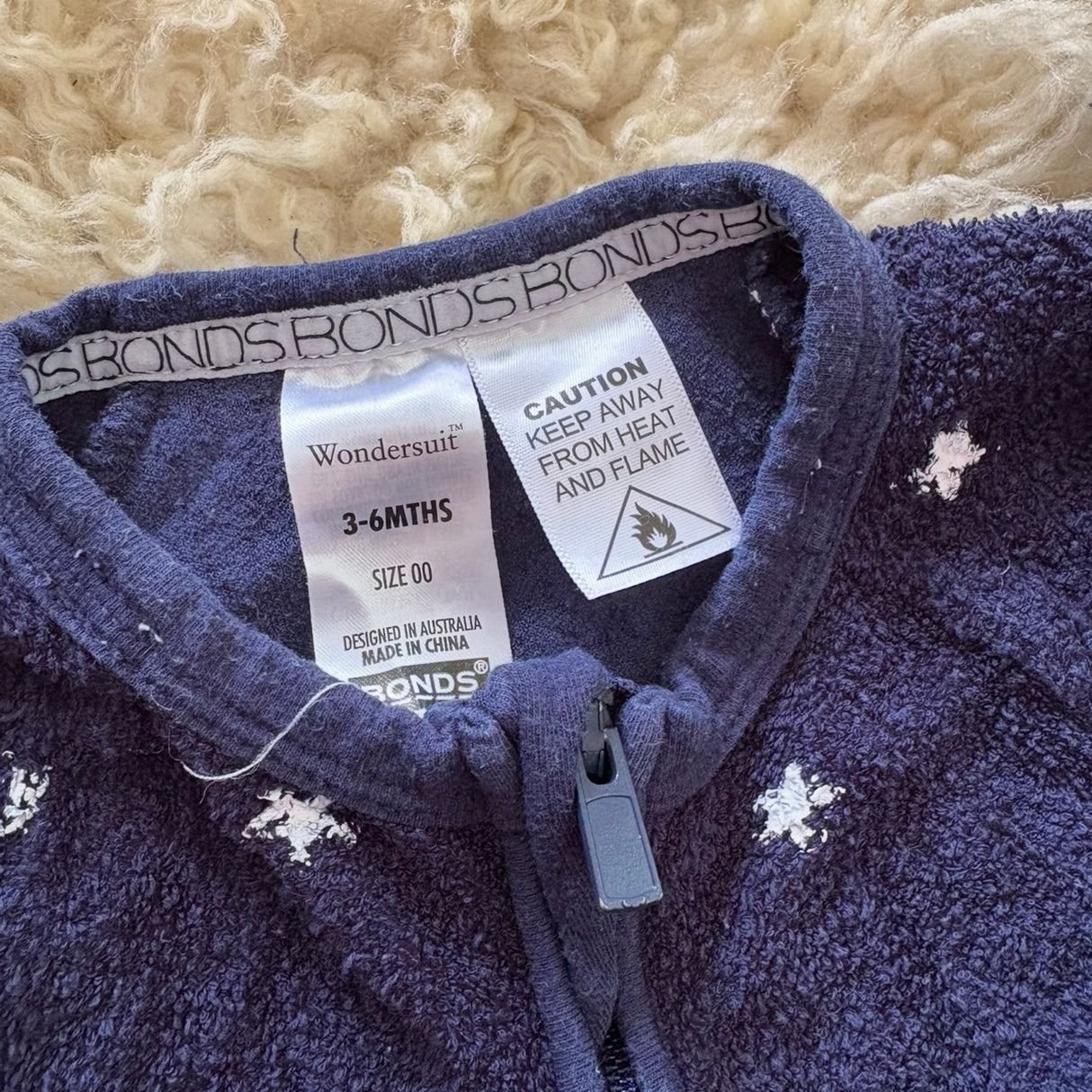 Preloved Bonds Wondersuit 3-6 Months