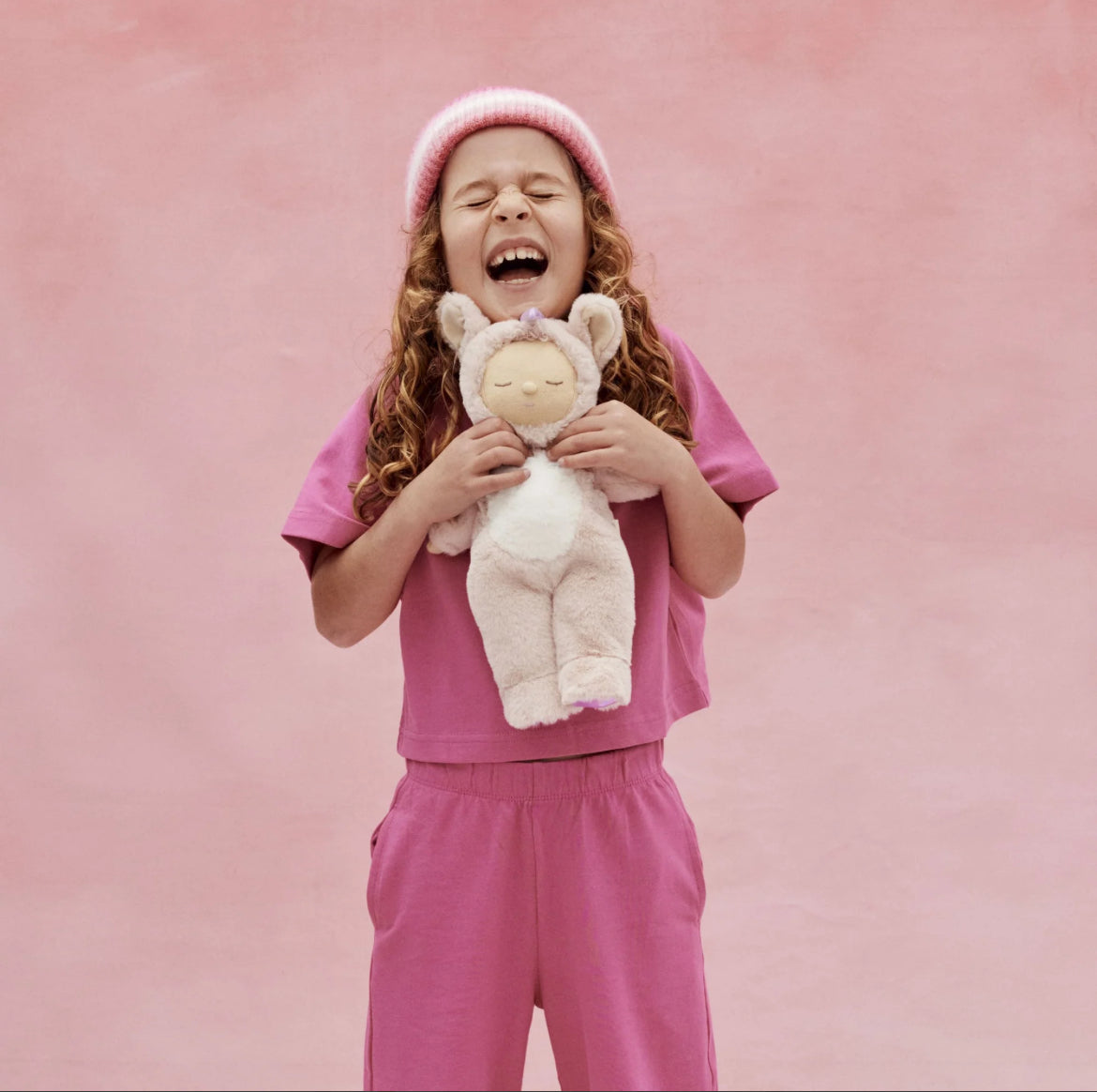 Olli Ella Cozy Dinkum Unicorn Doll - Sugarpie
