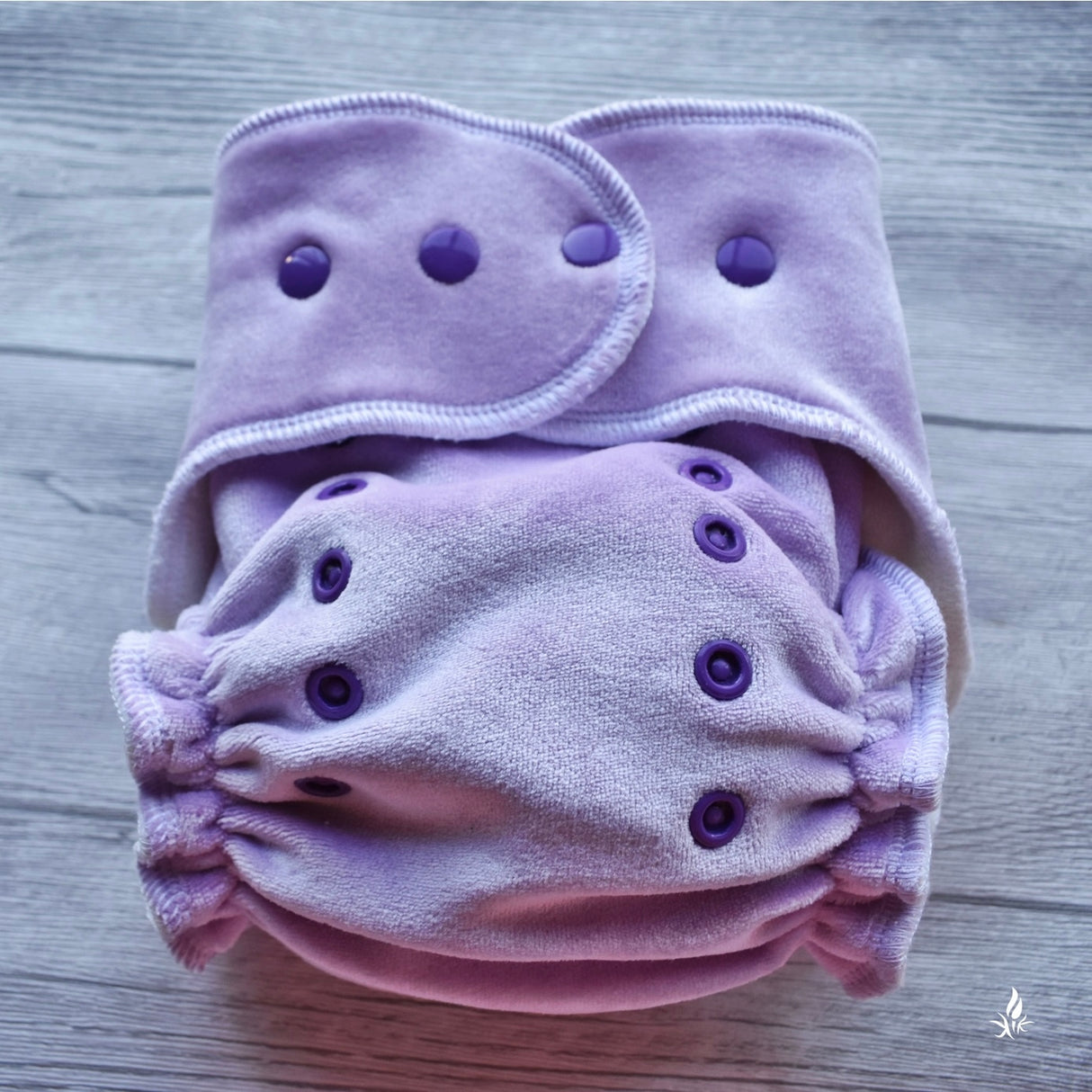 Bamboo Night Nappy Light Purple