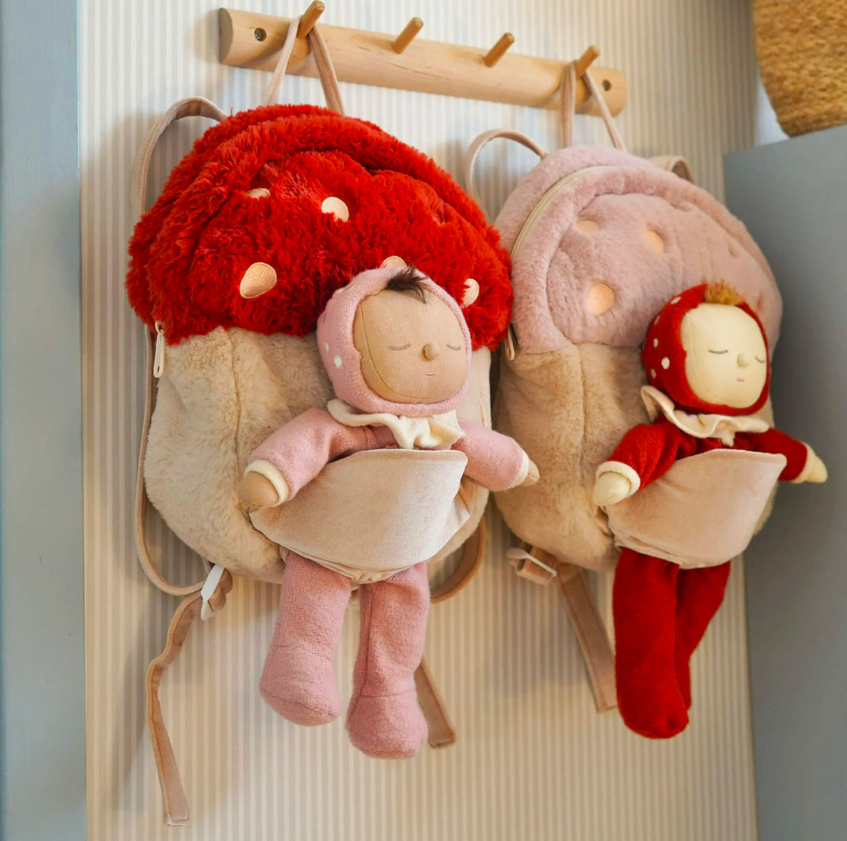 Olli Ella Hopalong Mushroom Backpack