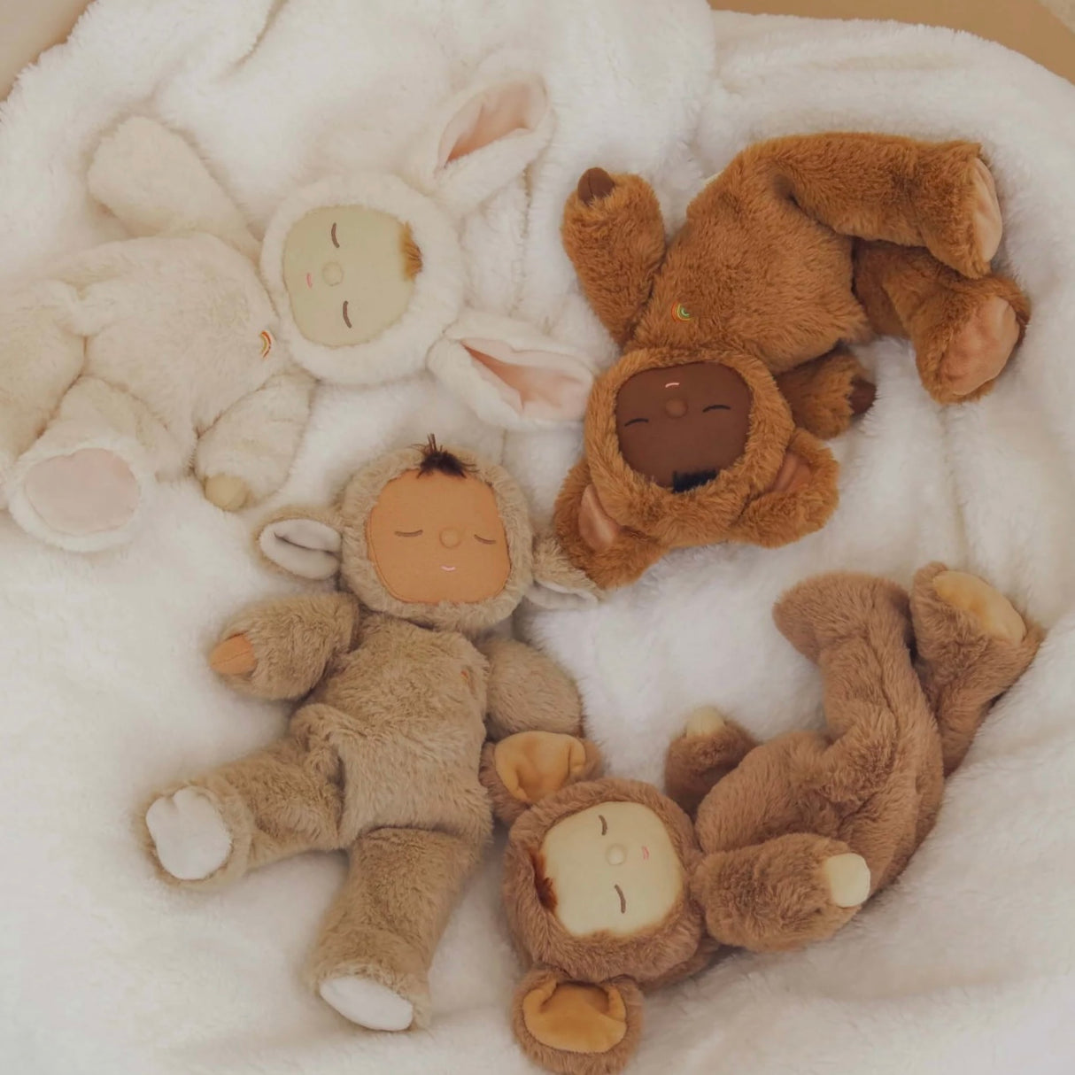 Olli Ella Cozy Dinkum Doll - Teddy Mini