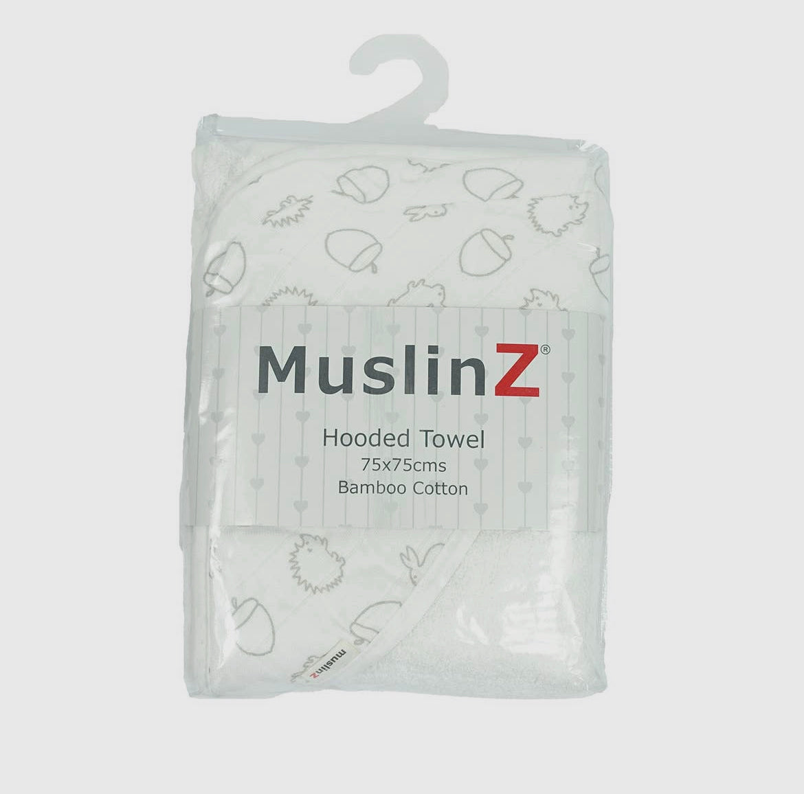 Muslinz Muslin Hooded Towel Bamboo Cotton