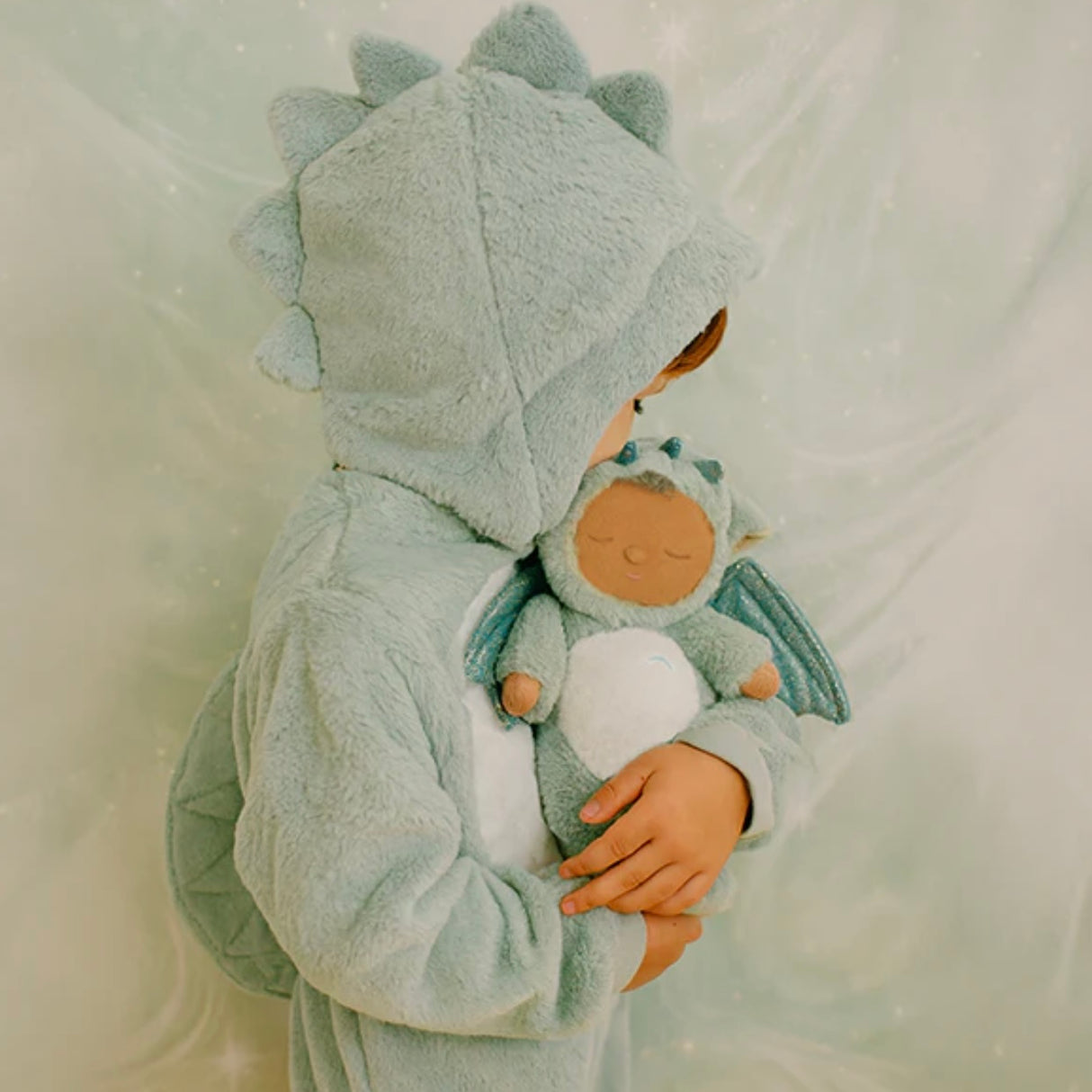 Olli Ella Cozy Dinkum Doll - Dragon Ash Green