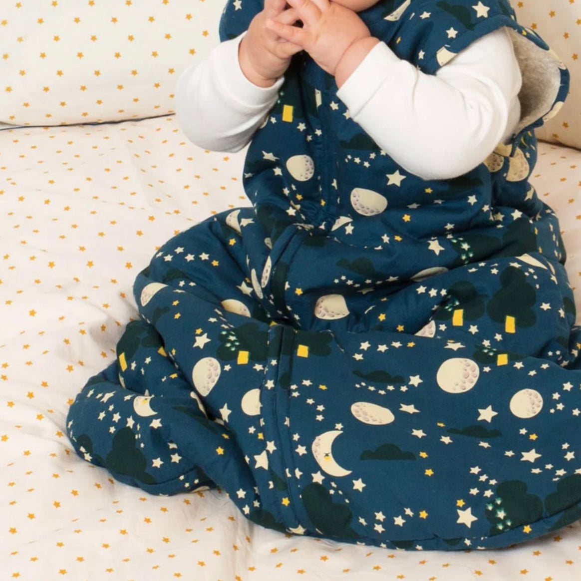 Moon & Stars Snuggly Slumbers 2 Tog Sleeping Bag