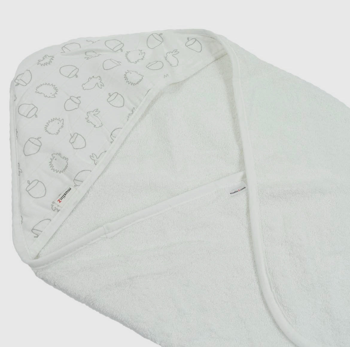 Muslinz Muslin Hooded Towel Bamboo Cotton
