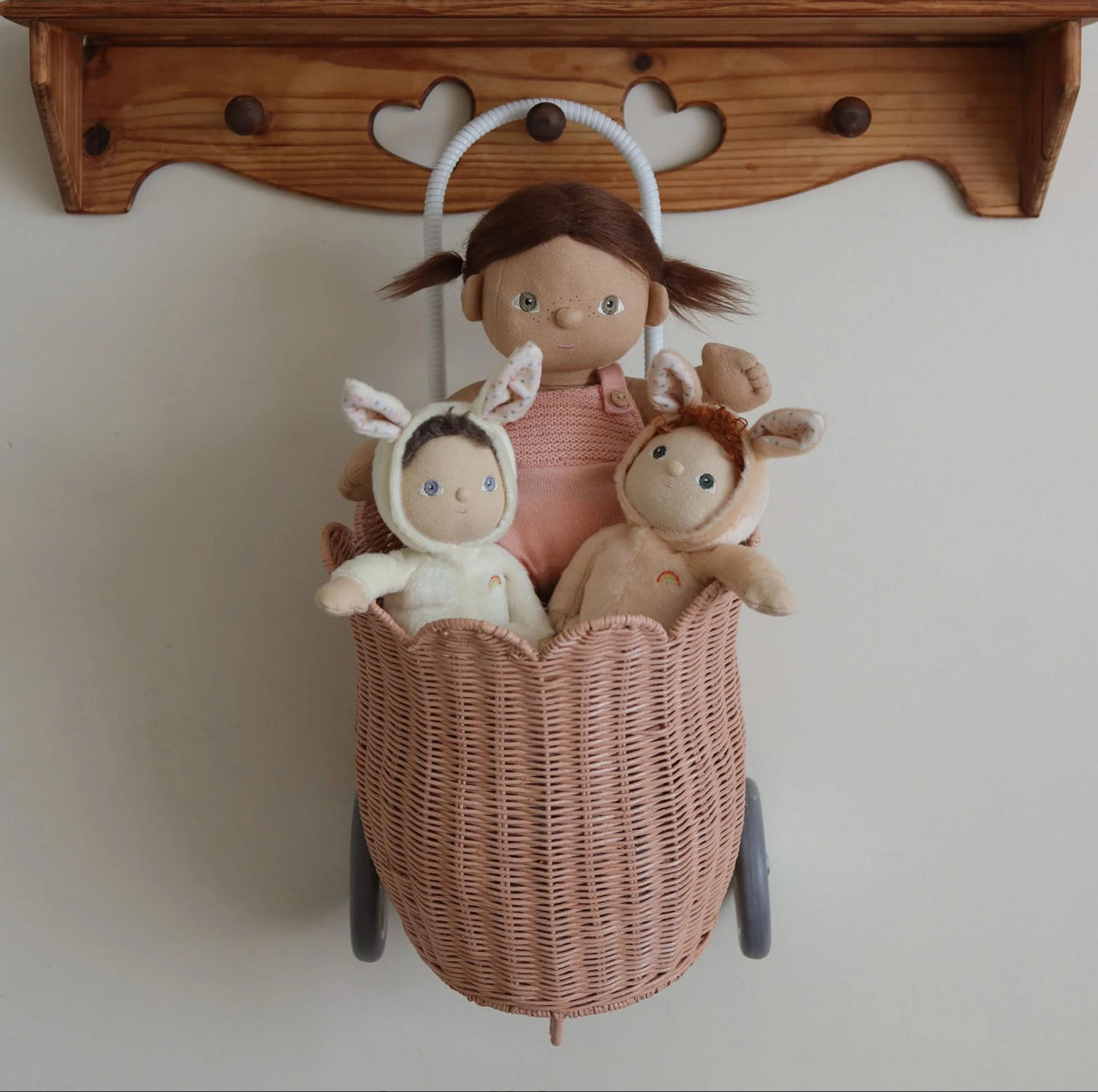 Olli Ella Dinky Dinkums Fluffle Family - Basil Bunny