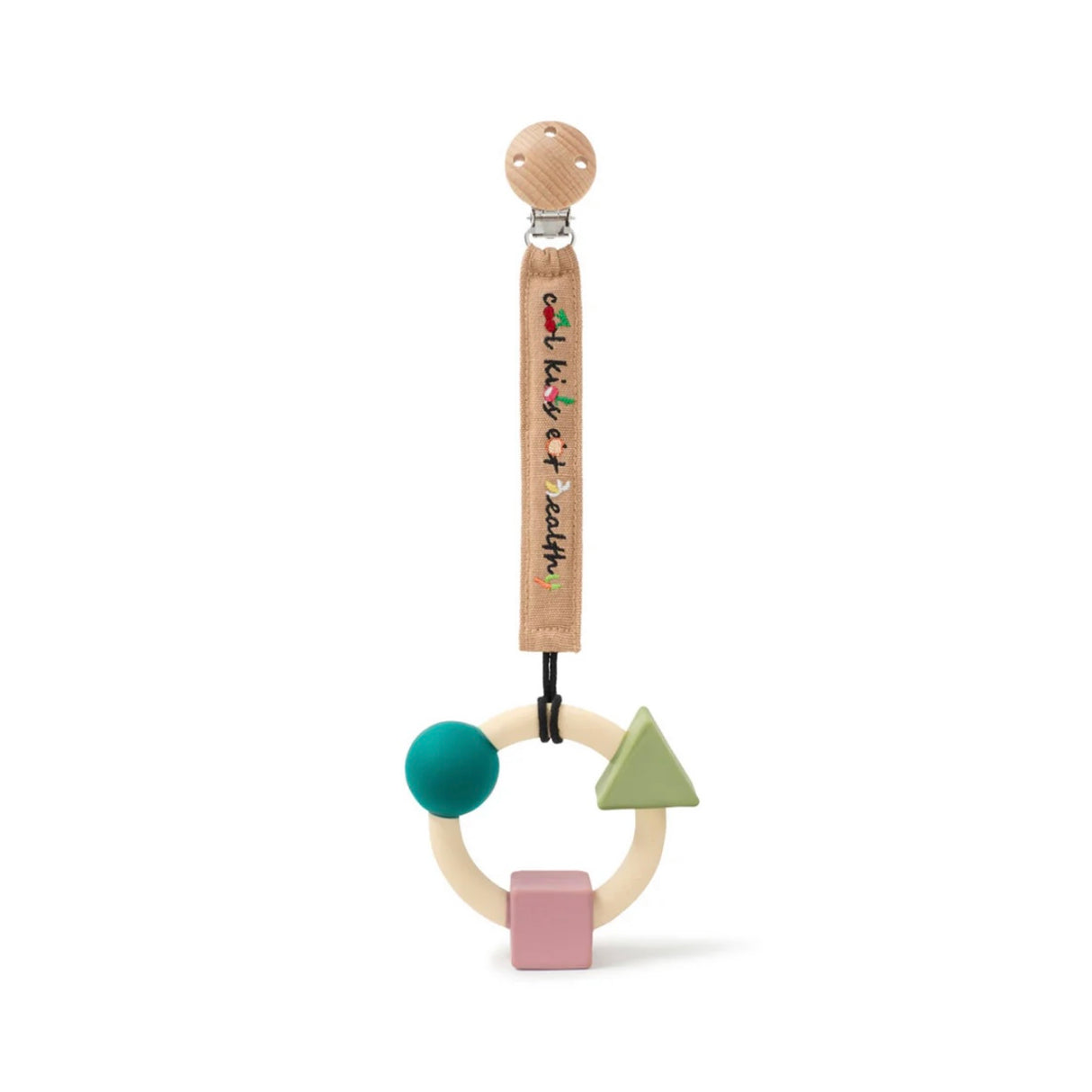 Oli & Carol Bauhaus Movement Teething Ring - Pastel