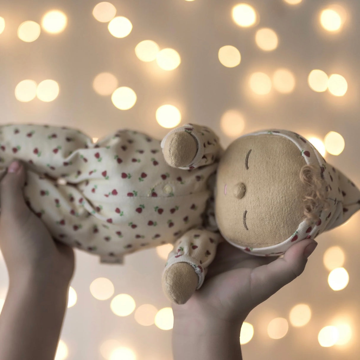 Olli Ella Dozy Dinkum Soft Doll - Custard Sweetheart