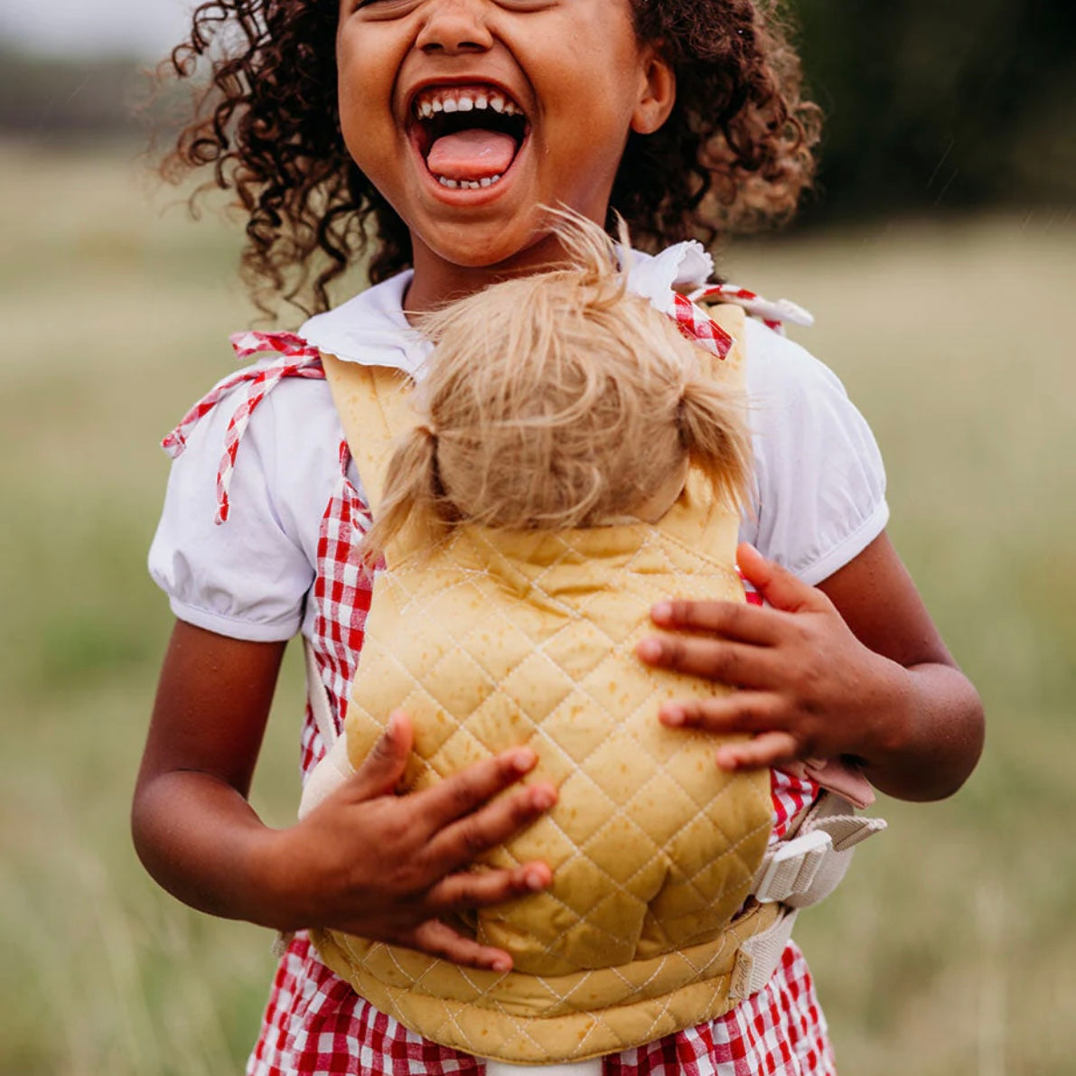 Olli Ella Dinkum Dolls Quilted Carrier