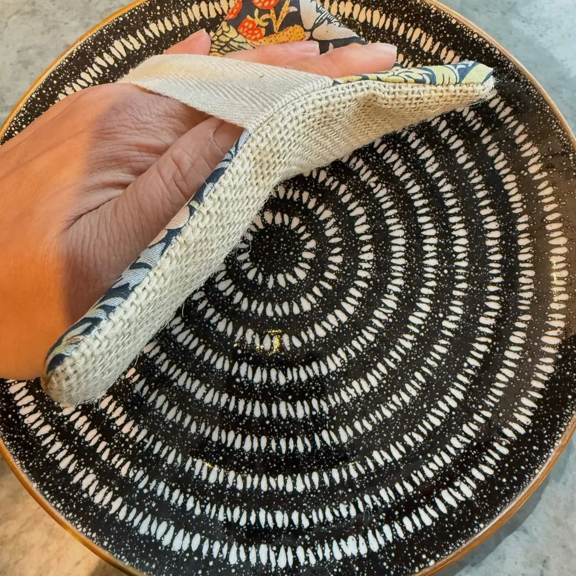 Lou Bees William Morris Eco Cloth