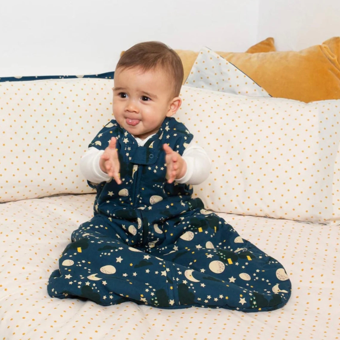 Moon & Stars Snuggly Slumbers 2 Tog Sleeping Bag