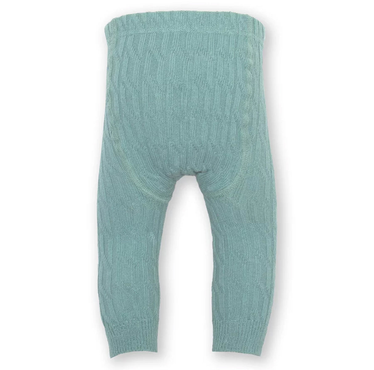 Cable Knit Leggings Aloe Green