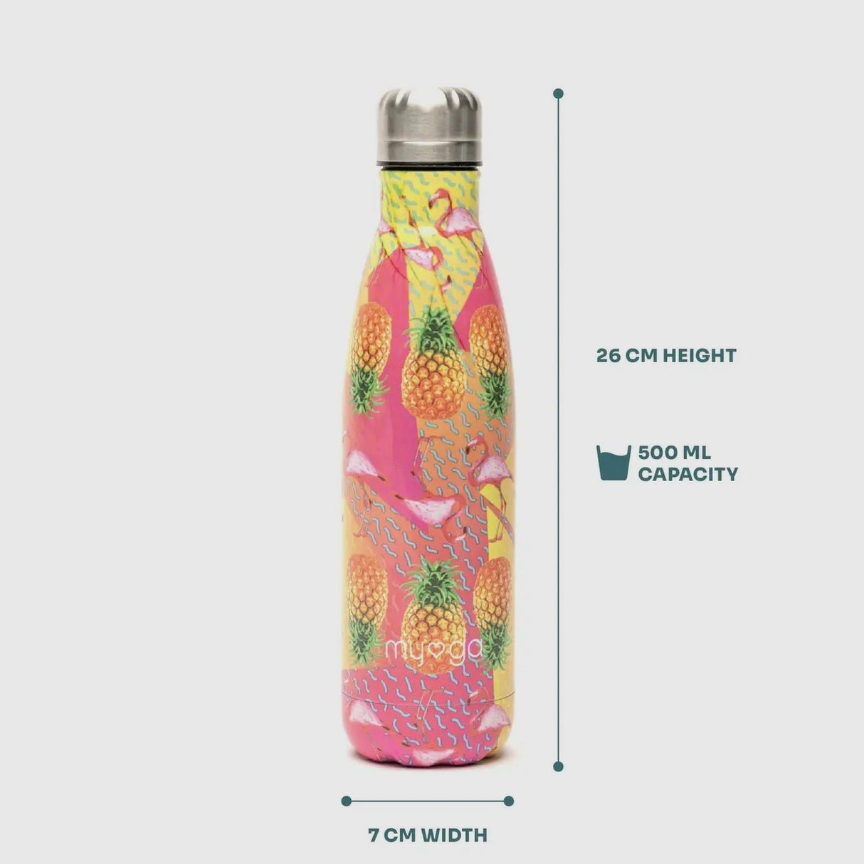 Myga 500ml Metal Water Bottle