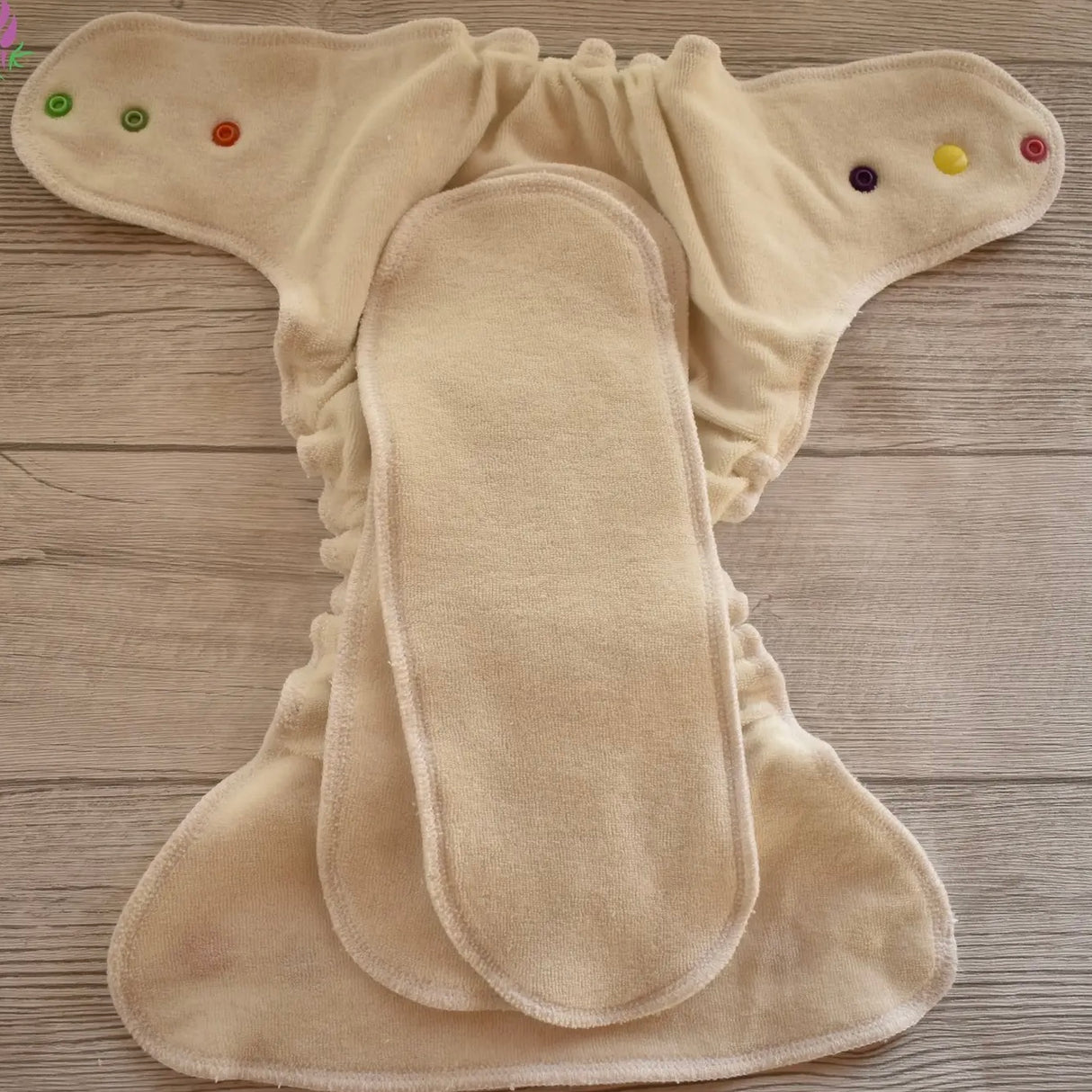 Bamboo Night Nappy Light Pink