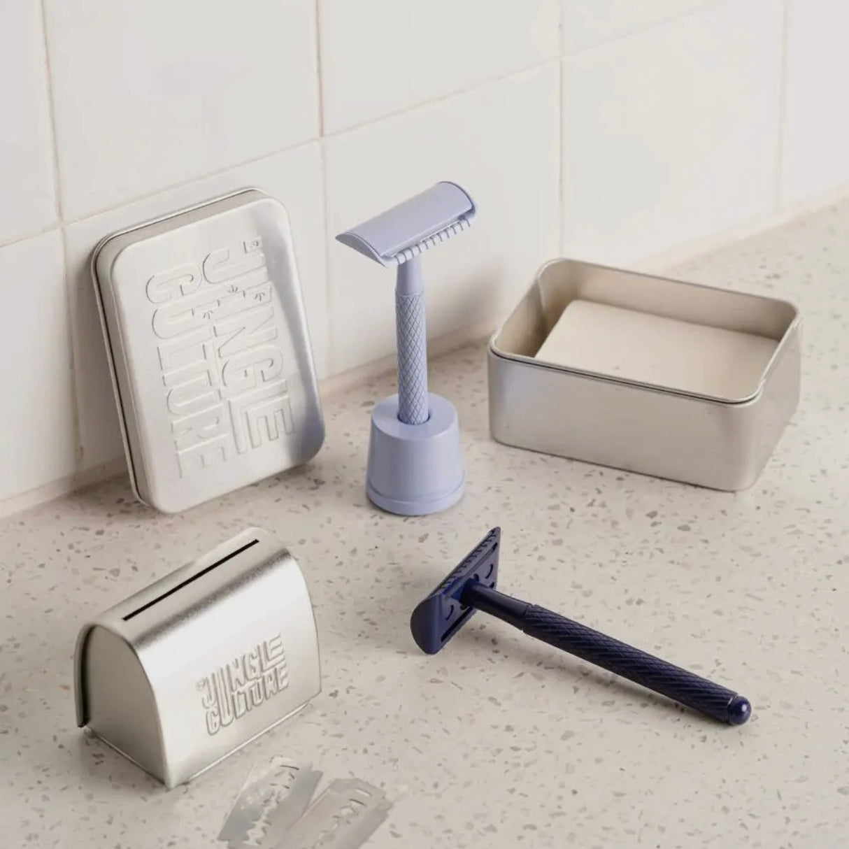 Diamond Grip Jungle Culture Safety Razors | Includes 10x Razor Blades