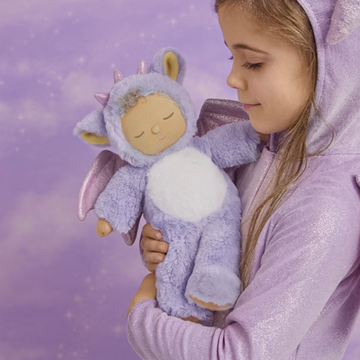 Olli Ella Cozy Dinkum Doll - Dragon Rory Lavender