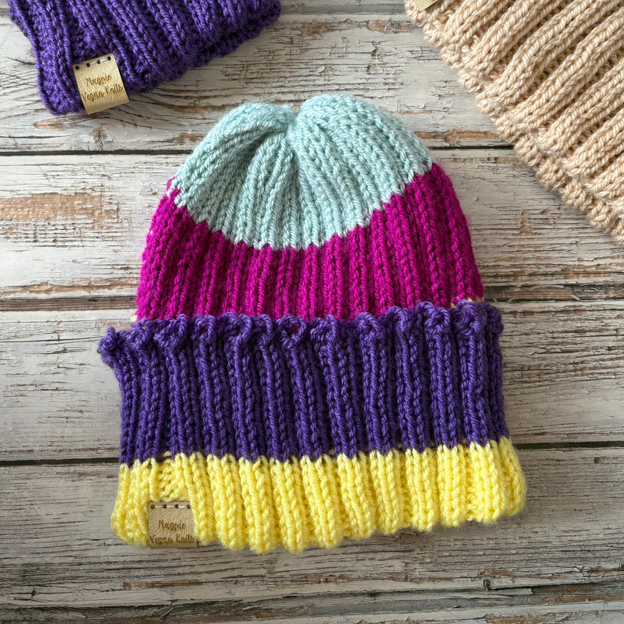 Vegan Unisex Beanie, 5-10 Years