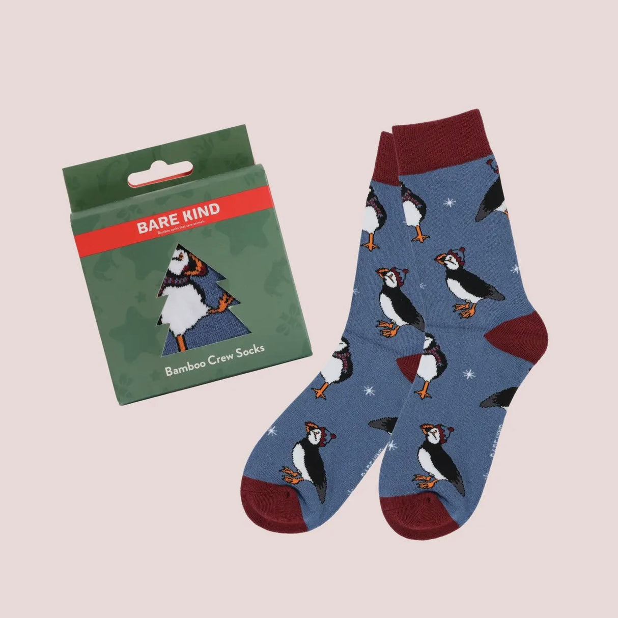 Christmas Baubles Bamboo Socks