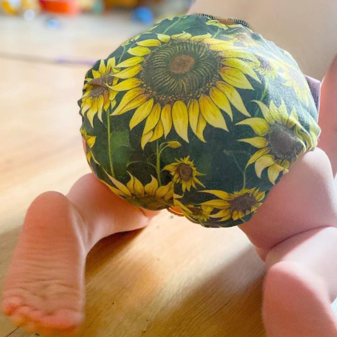 Evie Reusables Rolled Preflat - Fox & Marsh Exclusive Sunflowers