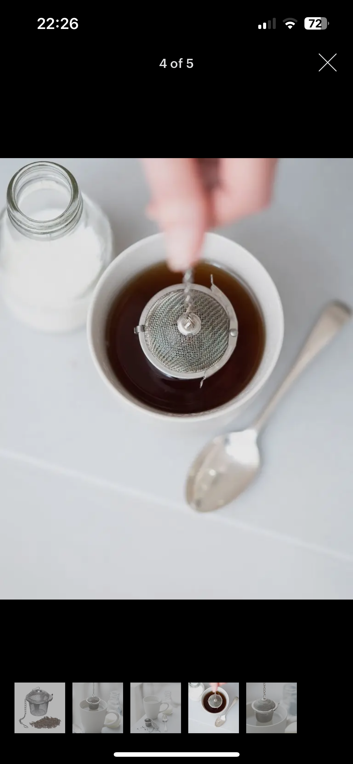 Tea Basket - Stainless Steel Loose Leaf Tea Infuser