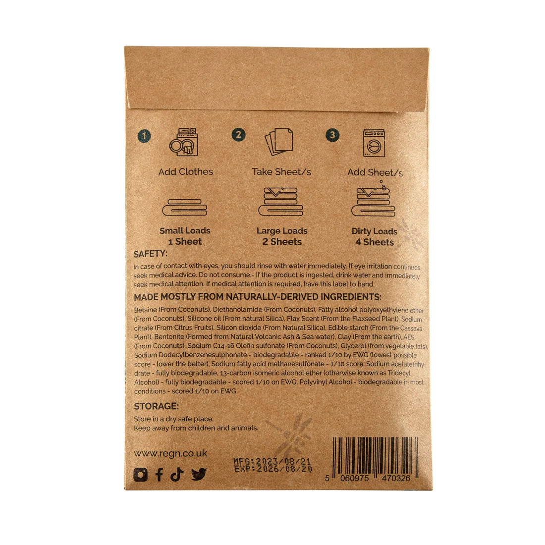 Laundry Detergent Sheets