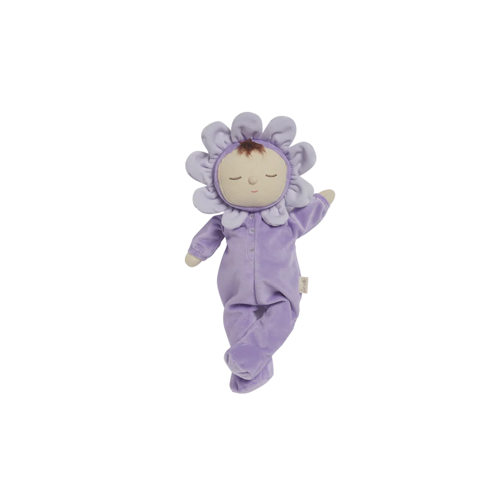 Olli Ella Petal Dozy Dinkum Soft Doll - Pickle Lavender
