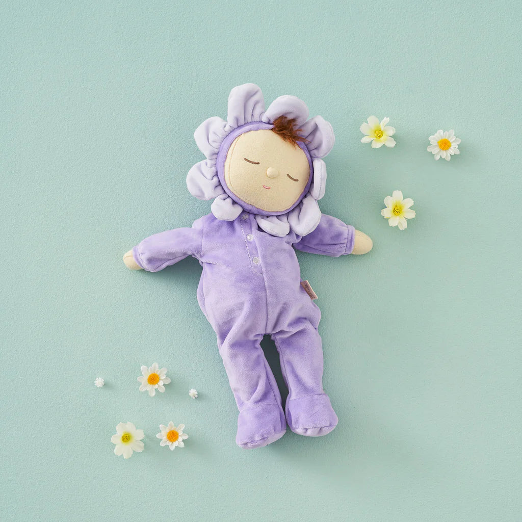 Olli Ella Petal Dozy Dinkum Soft Doll - Pickle Lavender