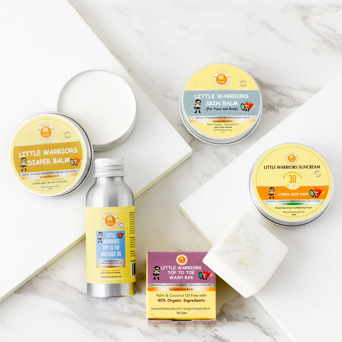 Little Warriors Top To Toe Massage Oil