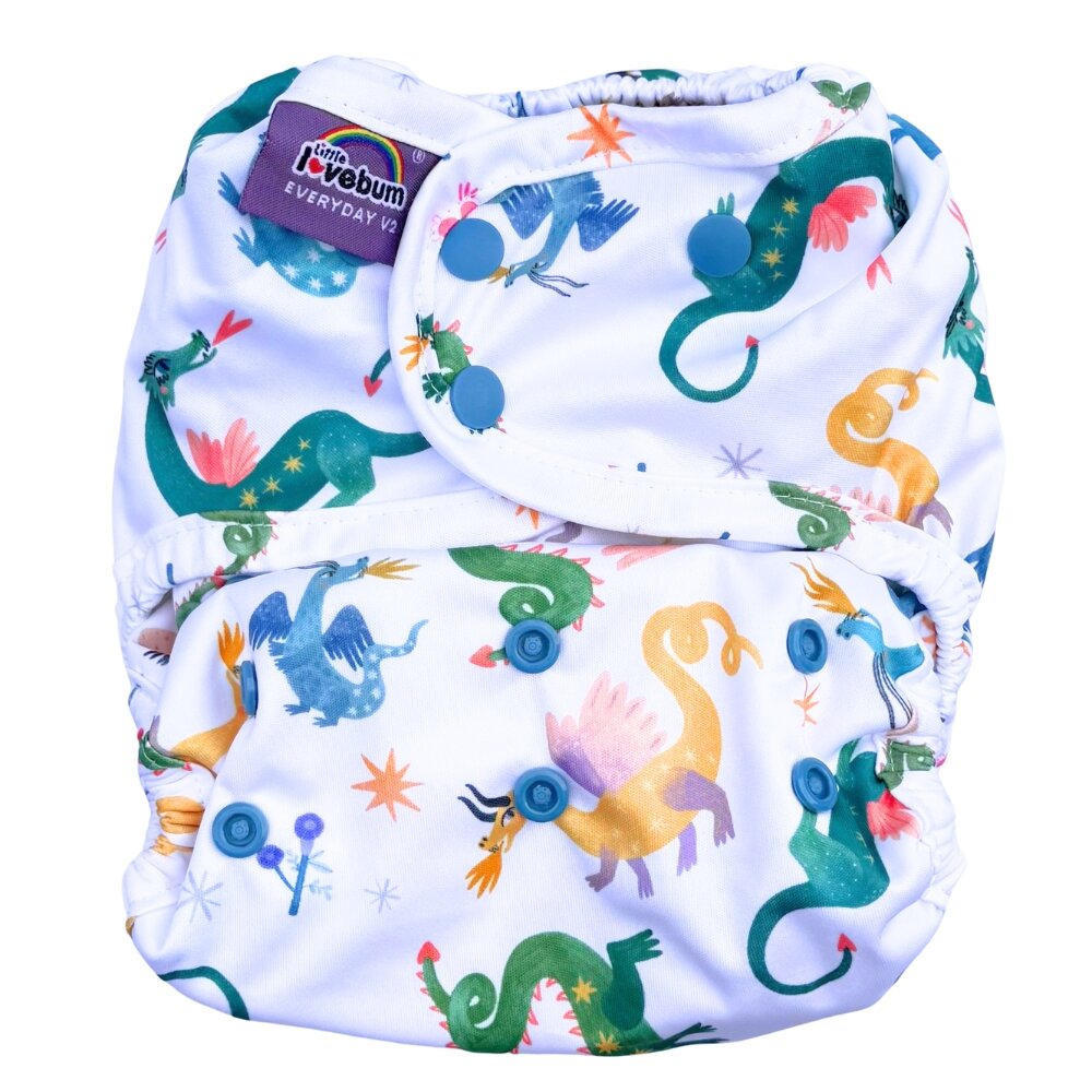 Little Lovebum Everyday All In One Nappy