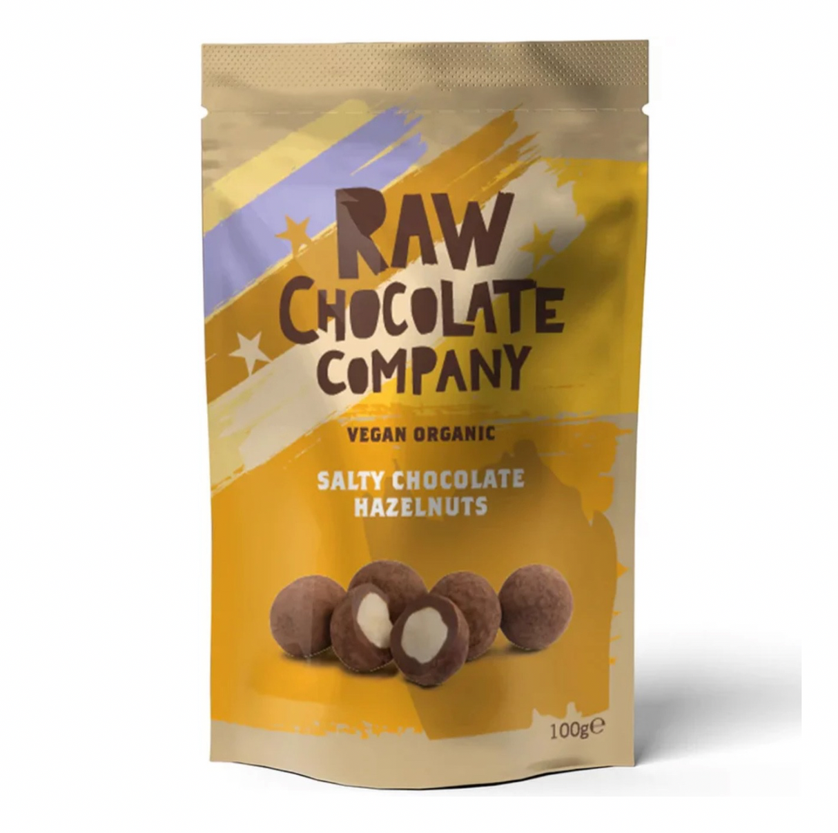 The Raw Chocolate Company Dark Chocolate Salted Hazelnuts BBD 09/26