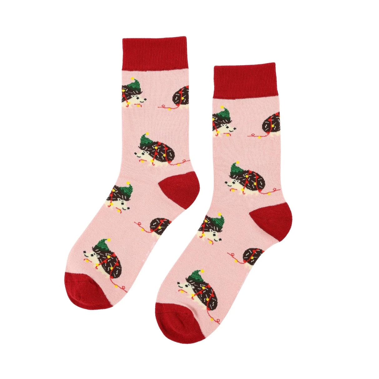 Save the Christmas Hedgehogs Bamboo Socks