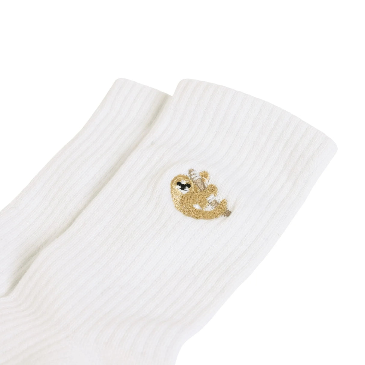 Save the Sloth Ribbed Bamboo Socks