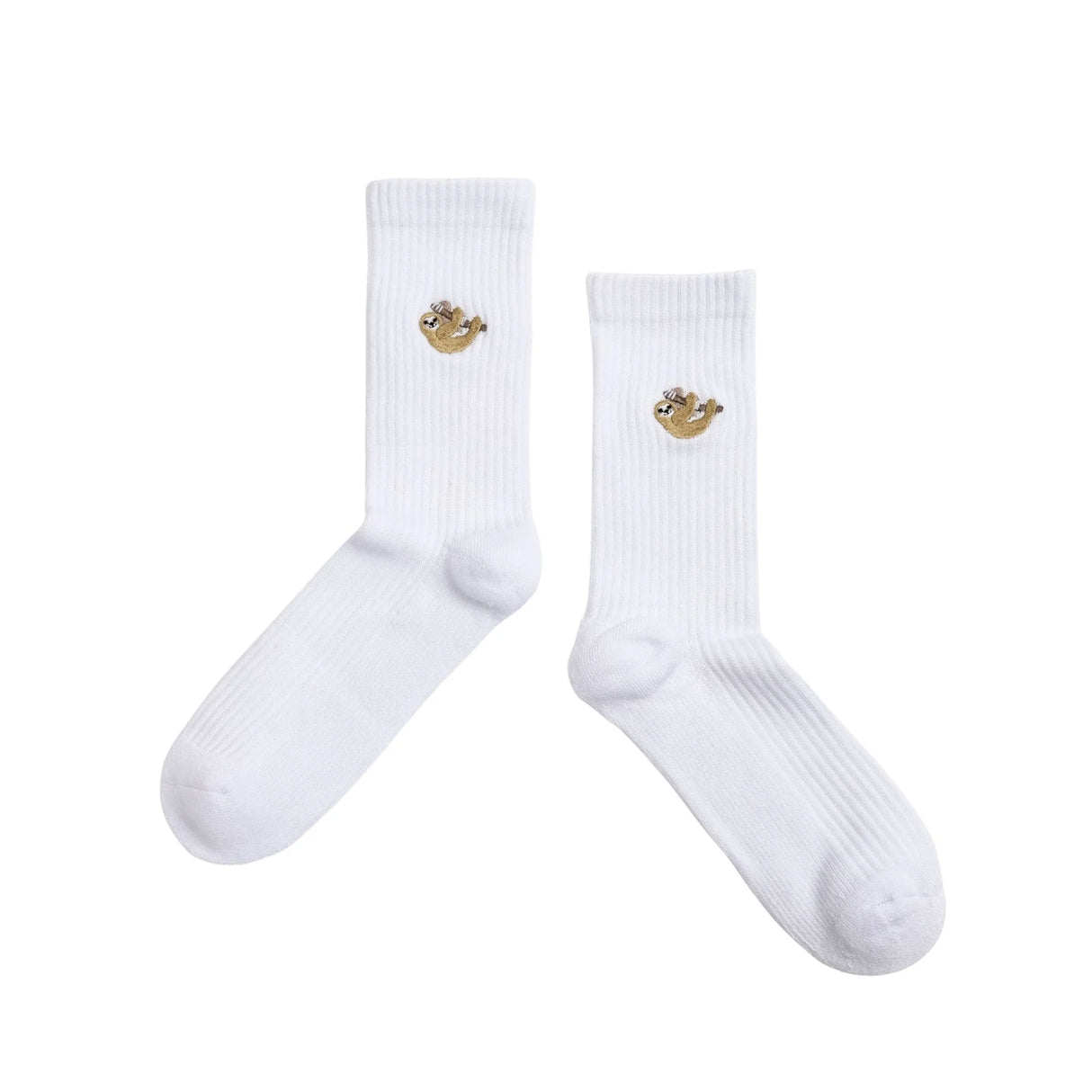 Save the Sloth Ribbed Bamboo Socks