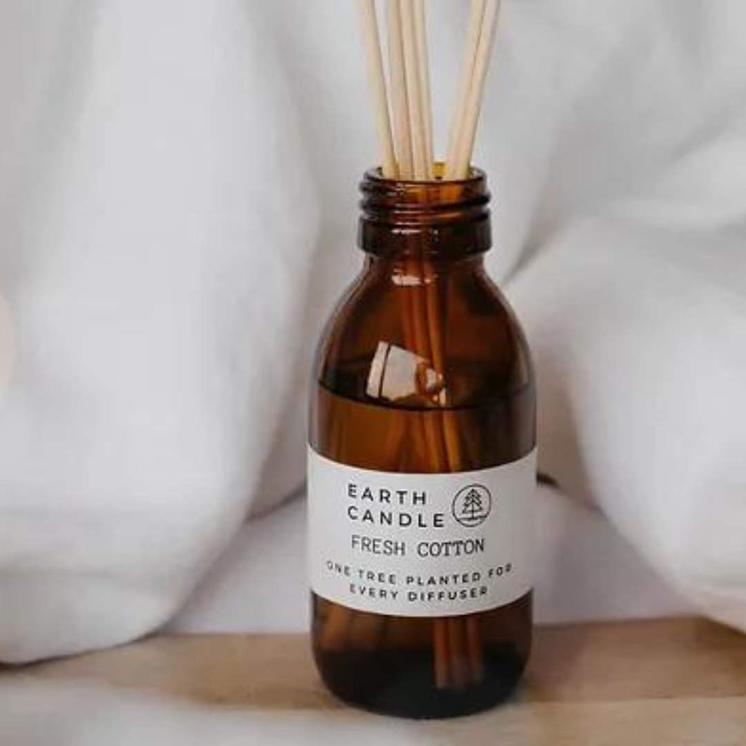 Earth Candle Co Fresh Cotton Eco Reed Diffuser