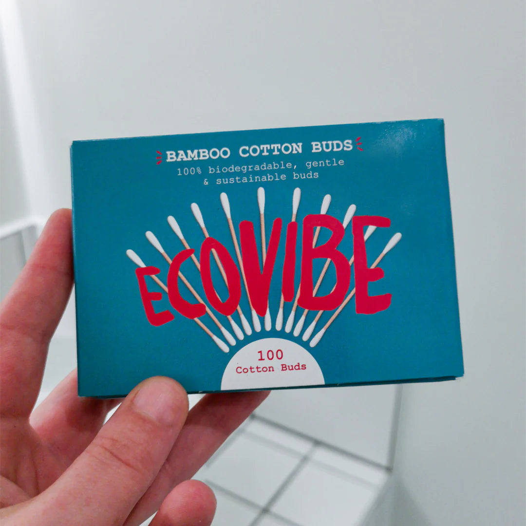 EcoVibe Bamboo + Cotton Buds, Pack of 100