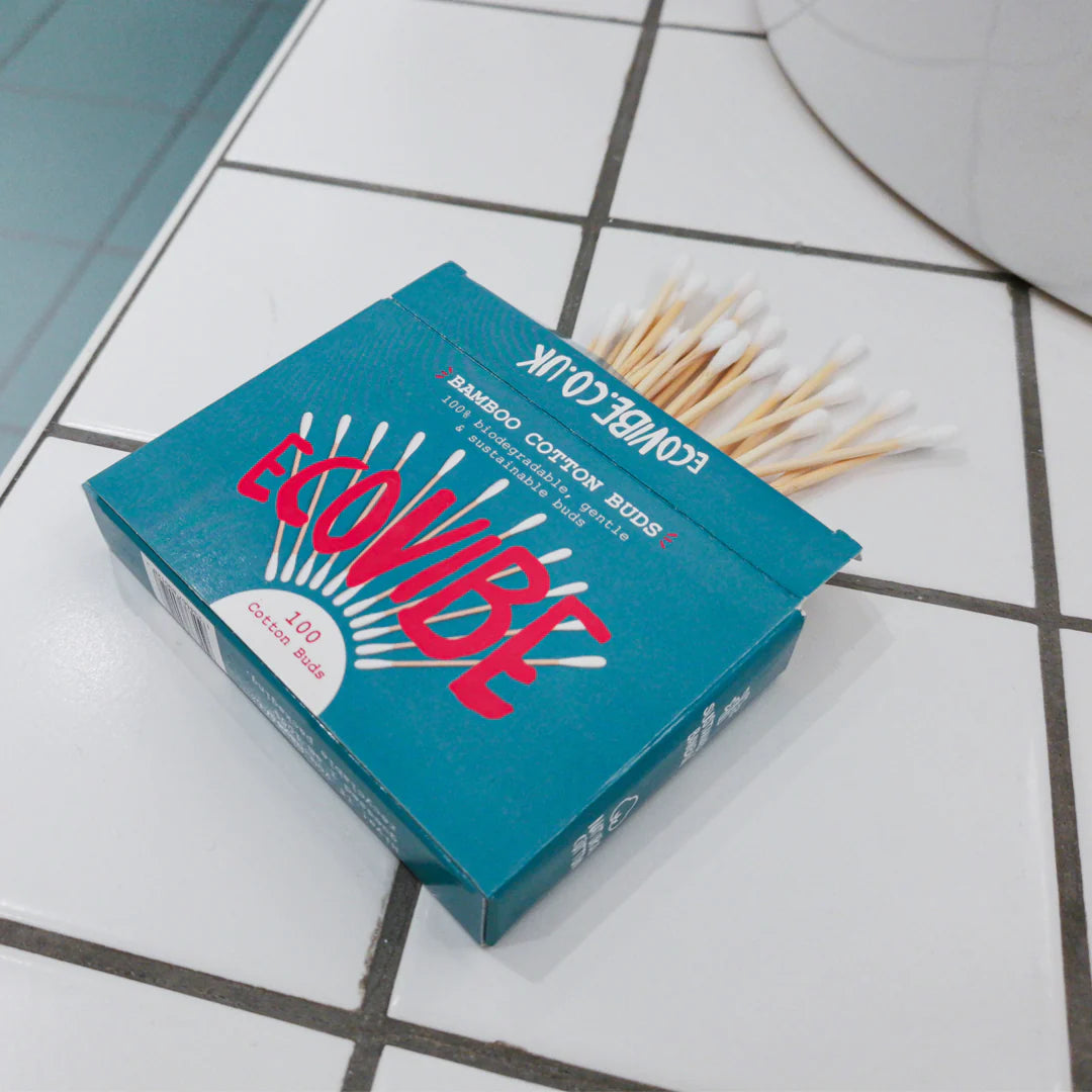 EcoVibe Bamboo + Cotton Buds, Pack of 100