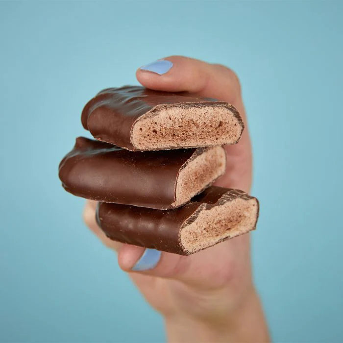 Flower & White Chocolate Dipped Vegan Meringue Bar