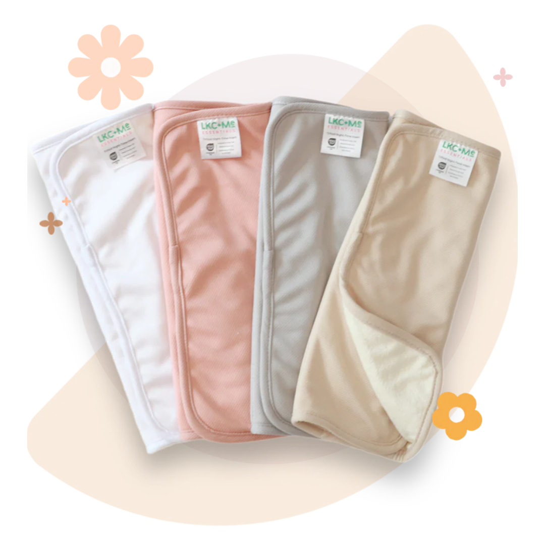 Lighthouse Kids 12-Layer Bamboo Insert for Cloth Diapers - Night-Time Heavy Wetter Version 2