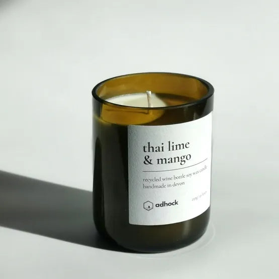 Thai Lime & Mango Wine Bottle Candle