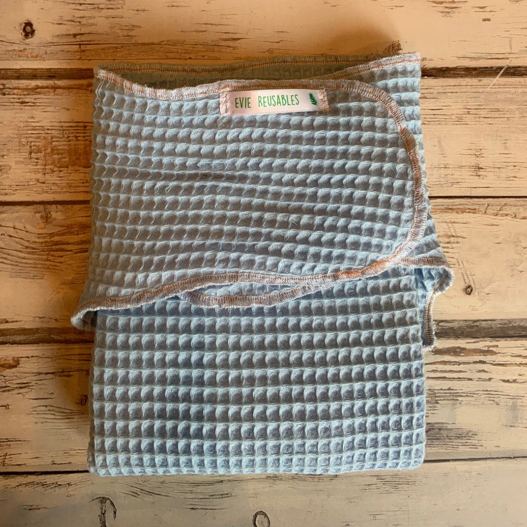 Evie Reusables Cotton Waffle & Hemp Preflat