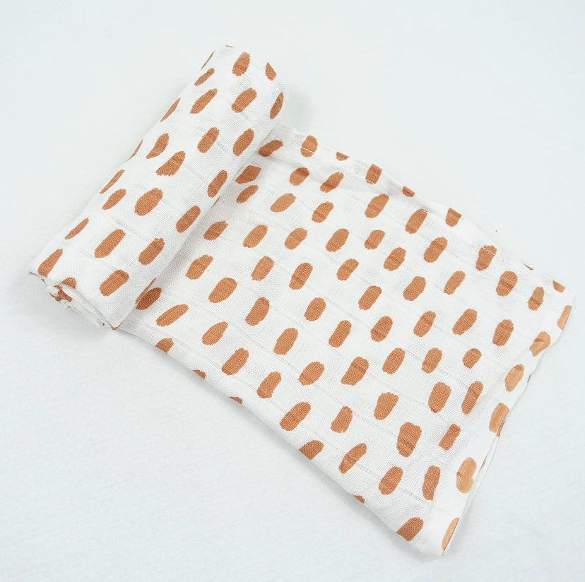 MuslinZ Bamboo/Organic Cotton Muslin Swaddle 120x120cm